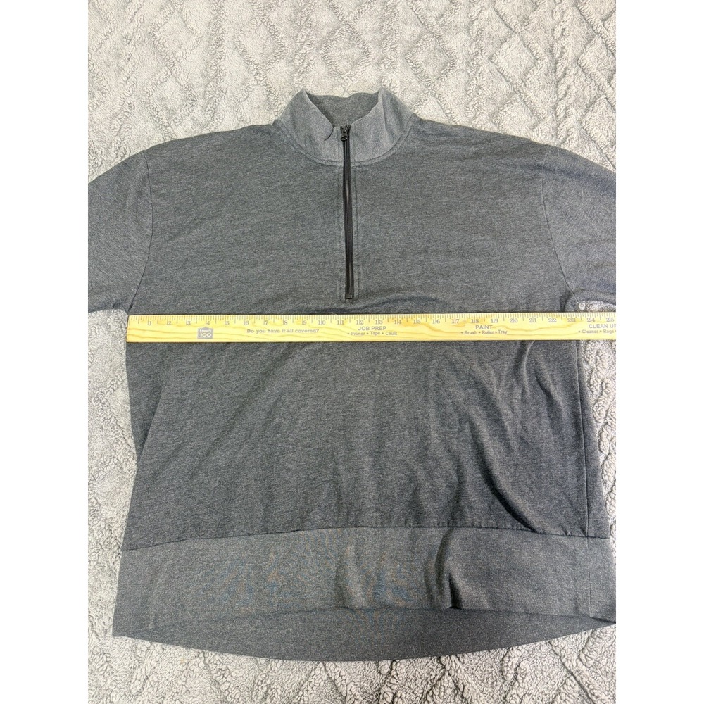 Women's Grey Victoria's Secret 'Victoria Sport' Quarter Zip Sweater size XL - Picture 5 of 6